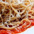 Spaghetti with Fresh Tomato Sauce OR Butter &amp; Cheese Sauce